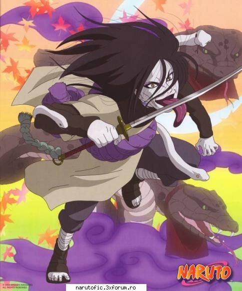 cel mai antipatic personaj din tot urasc :x orochimaru